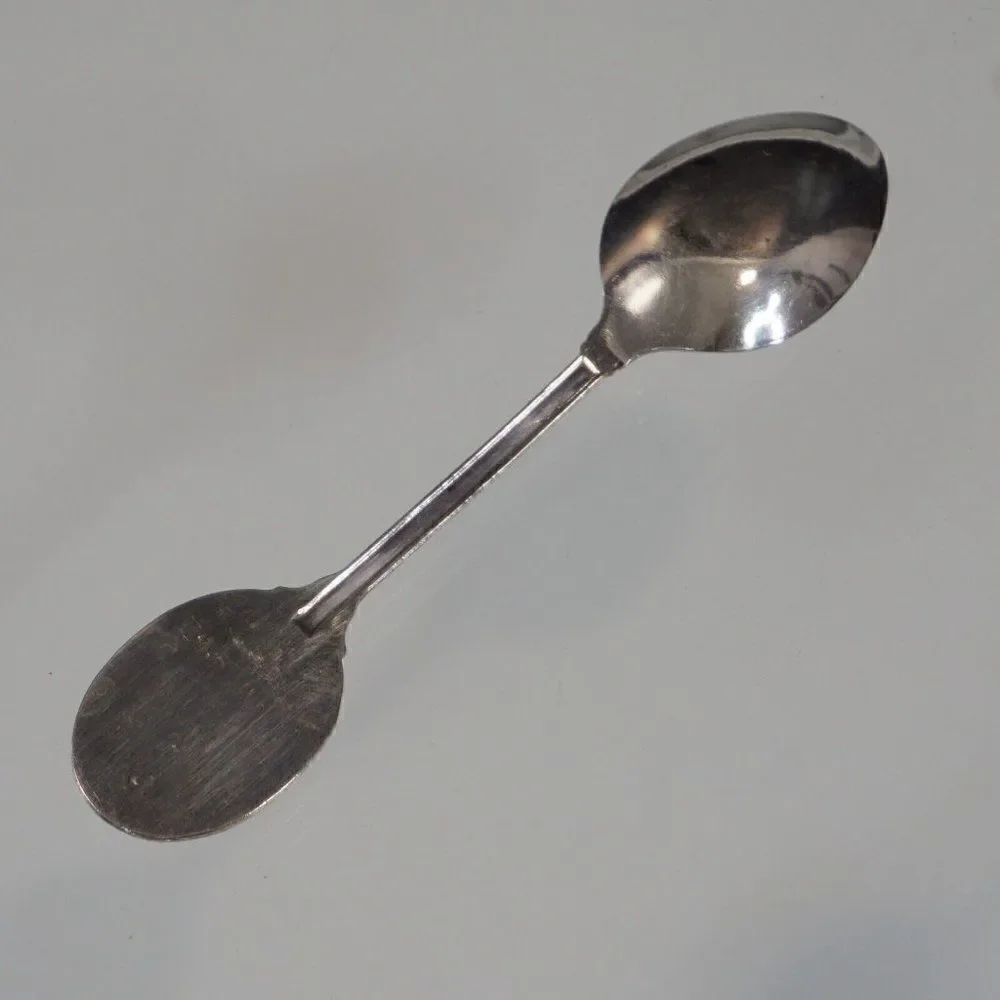 Map Of Ireland Vintage Souvenir Spoon Silverplate